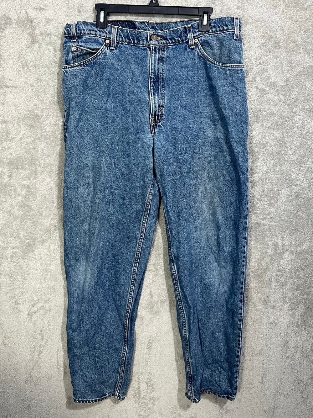 VTG Y2K Levi's 560 Jeans 38x32 Loose Fit Tapered Leg Workwear Distressed Baggy